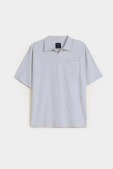 Cotton Relax Fit Pocket Polo - Harbour