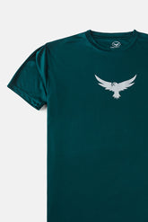 Chest Eagle Sports T Shirt - Green