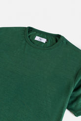 Basic Cotton T Shirt - Forest Green
