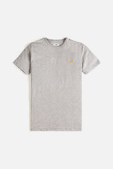 Gold Eagle Cotton T Shirt - Bone White