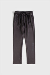 Polyester Terry Knit Trouser  - Metal