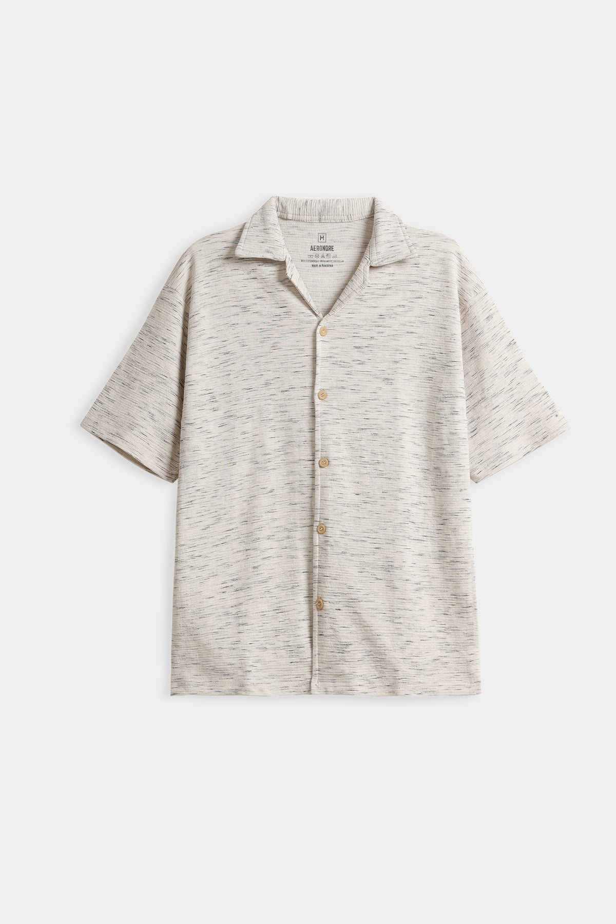 Ottoman Mesh Resort Collar Shirt - Olympus