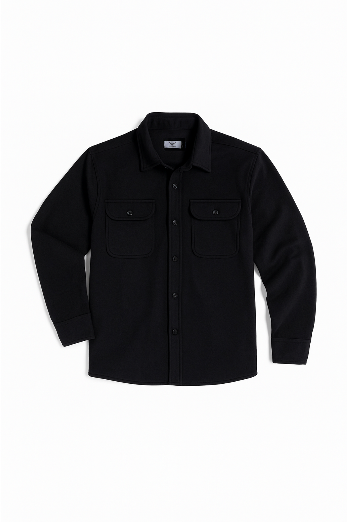 Double Pocket Overshirt - Raven