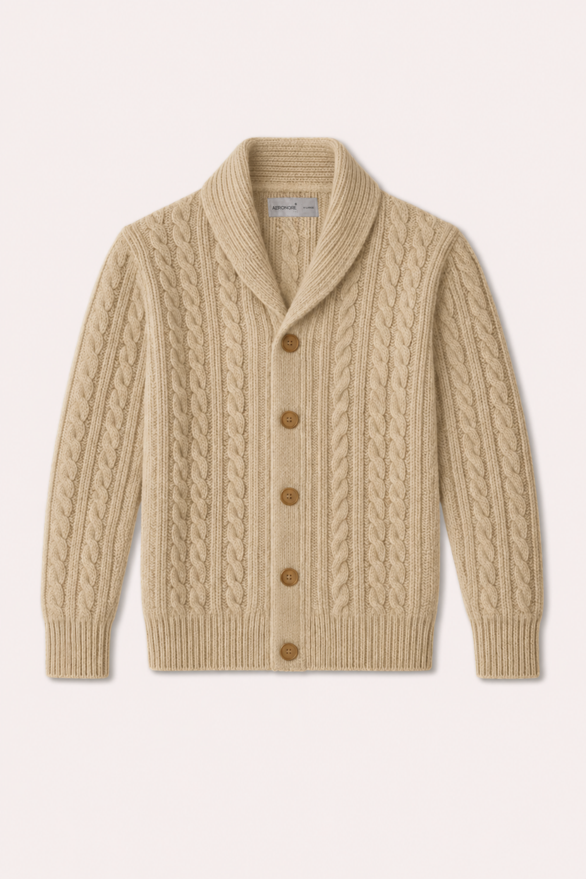 Heritage Cable-Knit Cardigan Sweater - Divine