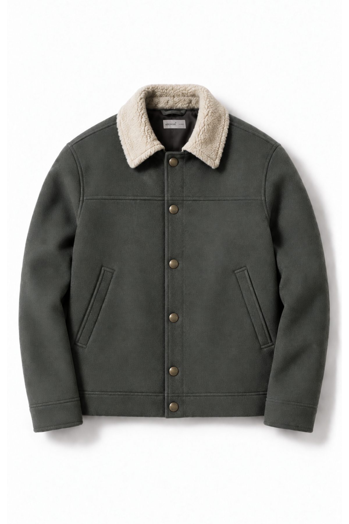 Heritage Wool Sherpa Jacket – Harbor Grey