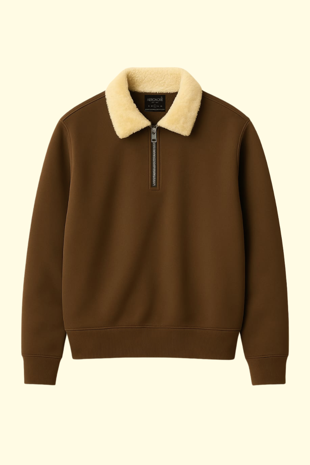 Sherpa Fur Fleece Sweater - Oakridge